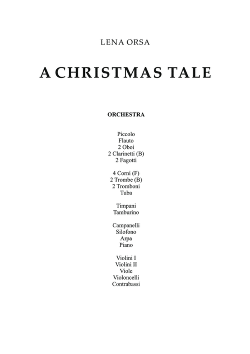 A Christmas Tale for Symphony Orchestra PARTS image number null