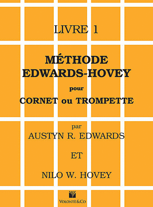 Book cover for Méthode Edwards-Hovey pour Cornet ou Trumpette [Method for Cornet or Trumpet]