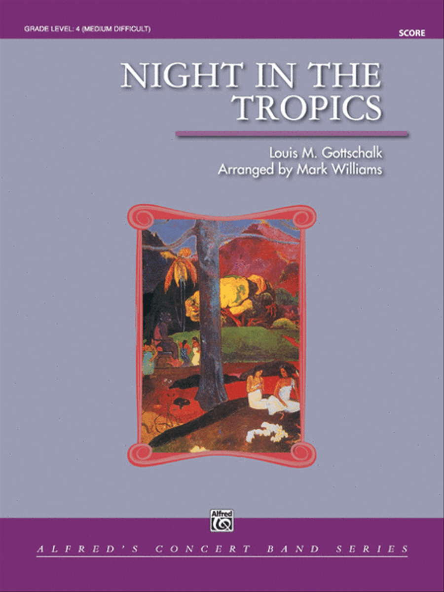 Night in the Tropics Concert Band scores gallery preview page 1