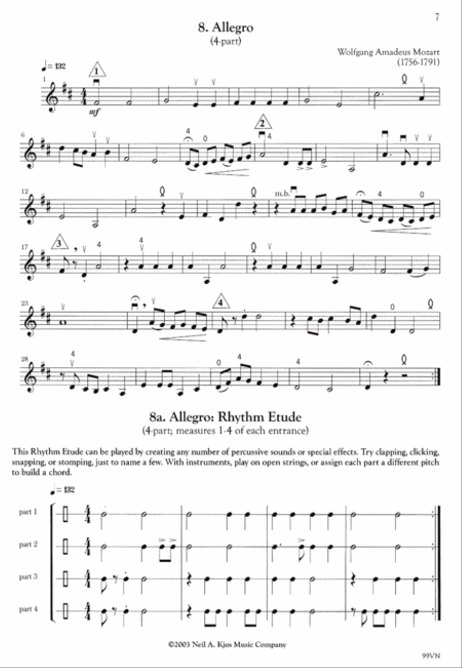 Rounds and Canons: Shaping Musical Independence - Violin Chamber Orchestra scores gallery preview page 2