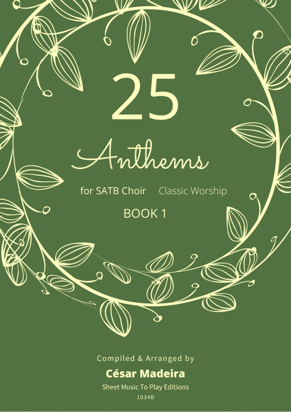 25 Easy Worship Anthems for SATB Choir - W/Chords (Book 1)