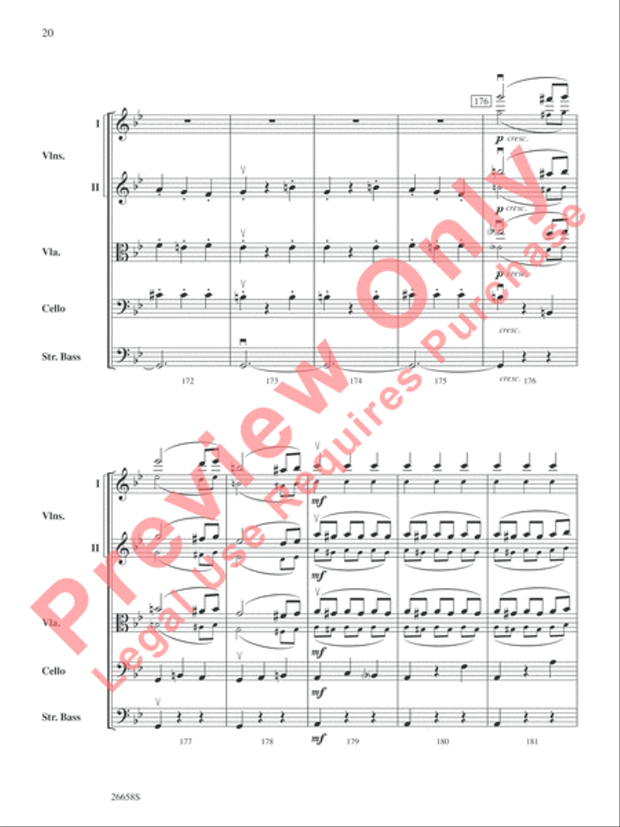 Halloween Spooktacular String Orchestra scores gallery preview page 21