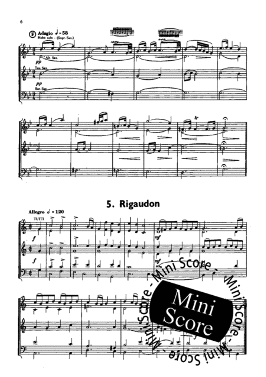 Partita Breve Partita Breve Fanfare Band scores gallery preview page 8