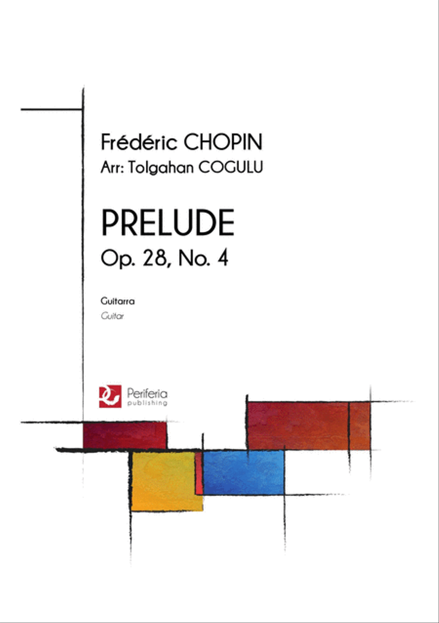 Prelude Op. 28, No. 4 for Guitar Solo Classical Guitar scores gallery preview page 1
