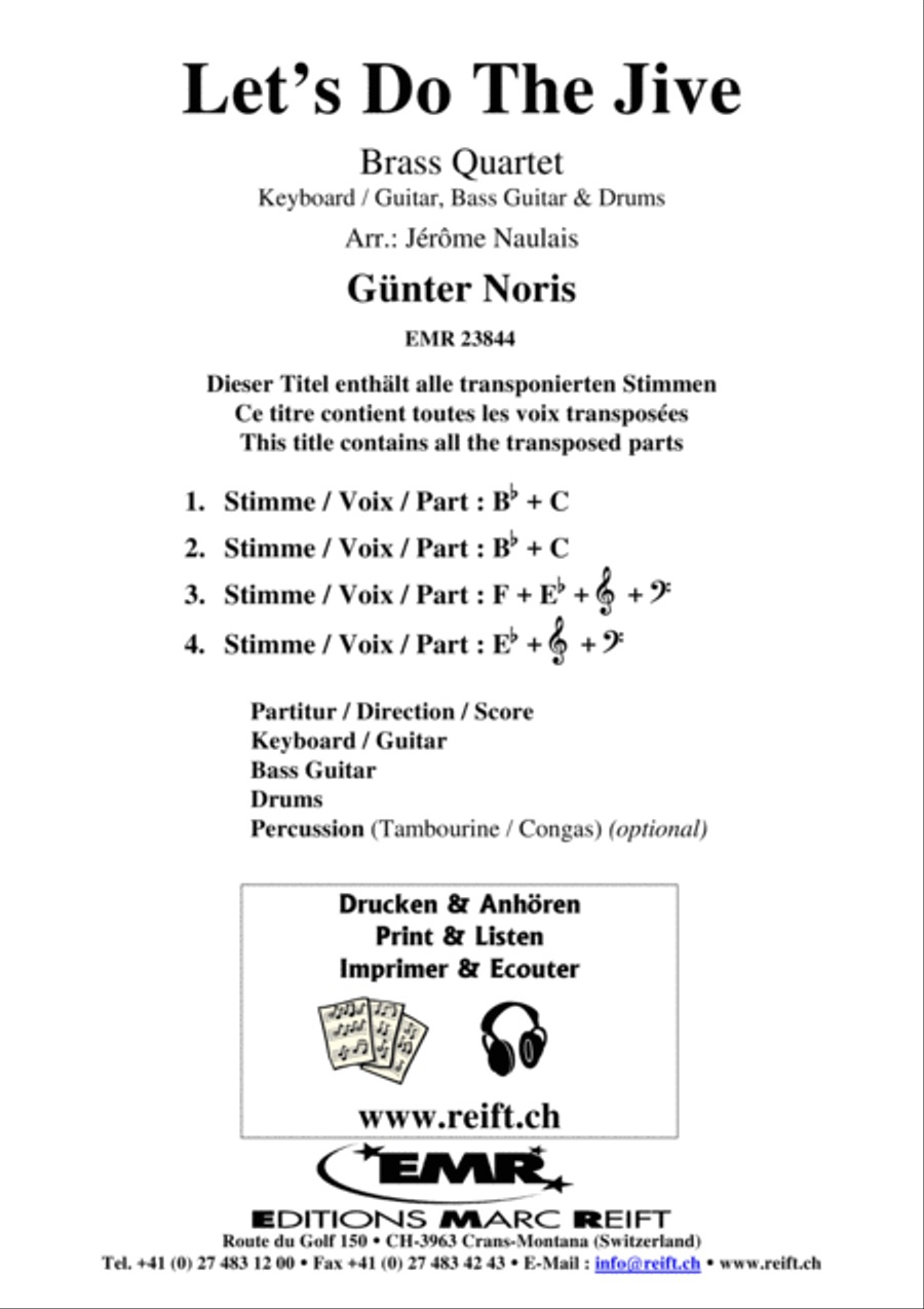 Let's Do The Jive Brass Ensemble scores gallery preview page 2