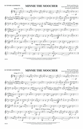 Minnie the Moocher: B-flat Tenor Saxophone