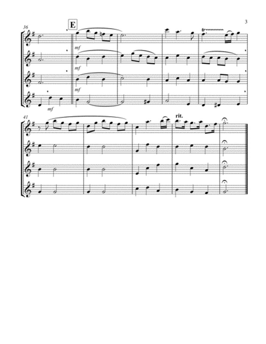 Bist Du Bei Mir (Alto Saxophone Quartet) image number null