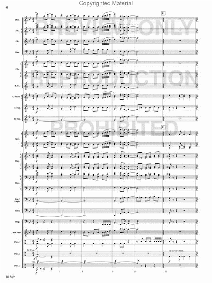 American Visions Concert Band scores gallery preview page 3