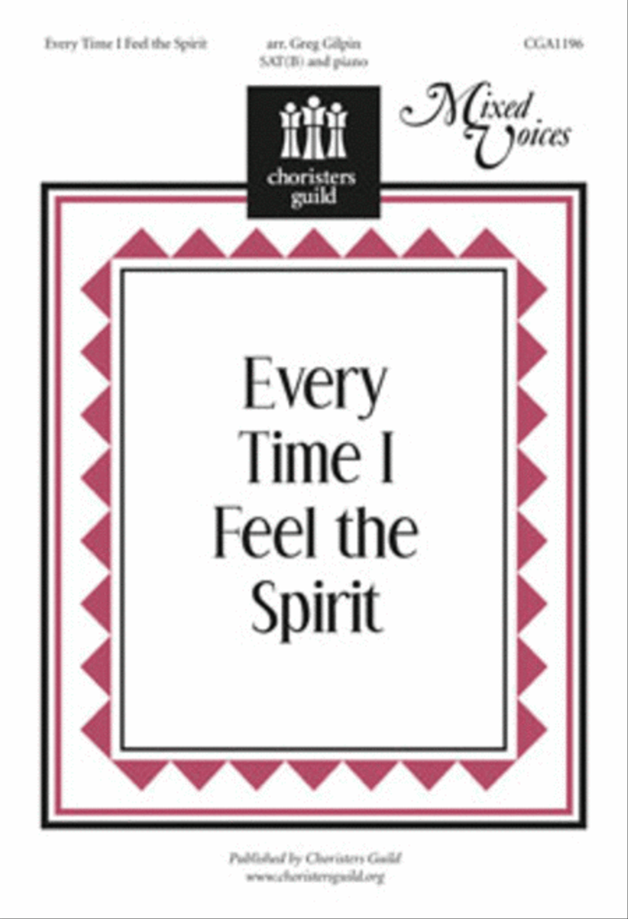 Every Time I Feel the Spirit 4-Part scores gallery preview page 1