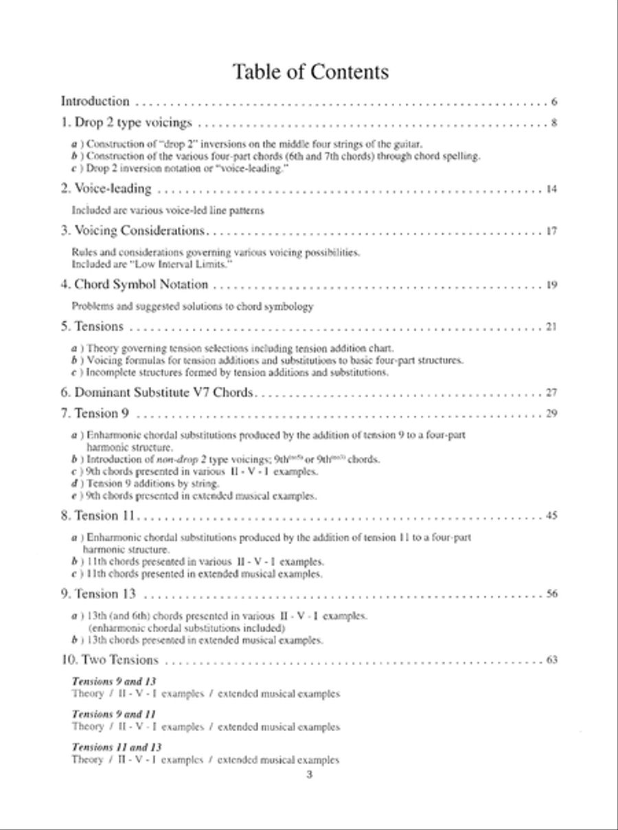 Complete Book of Harmony, Theory & Voicing Guitar scores gallery preview page 4