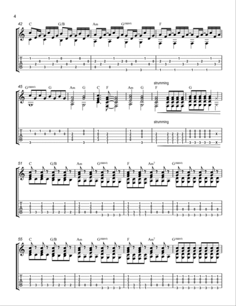 Betty Betty Piano, Vocal, Guitar scores gallery preview page 4