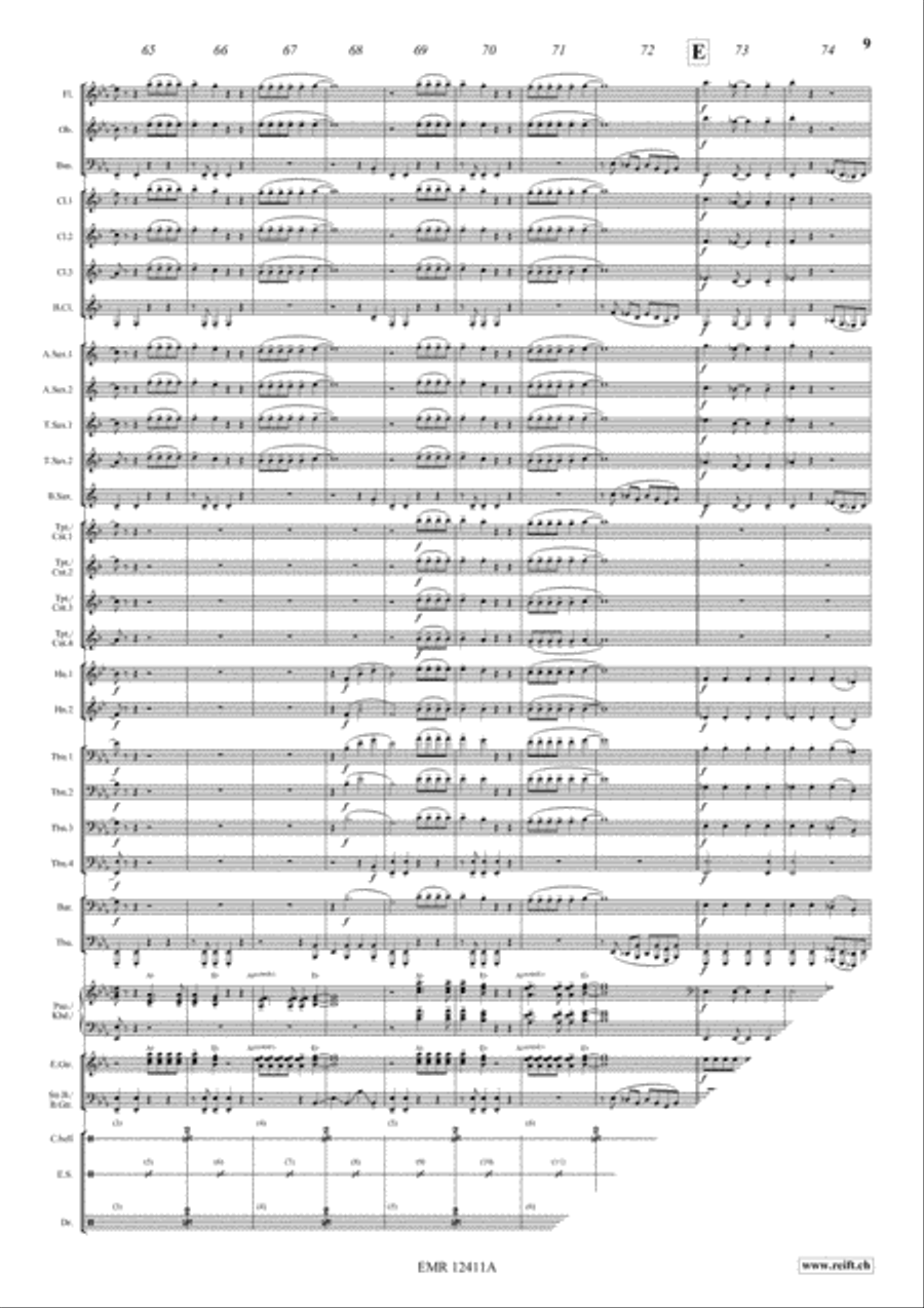 Black Or White Black Or White Concert Band scores gallery preview page 9