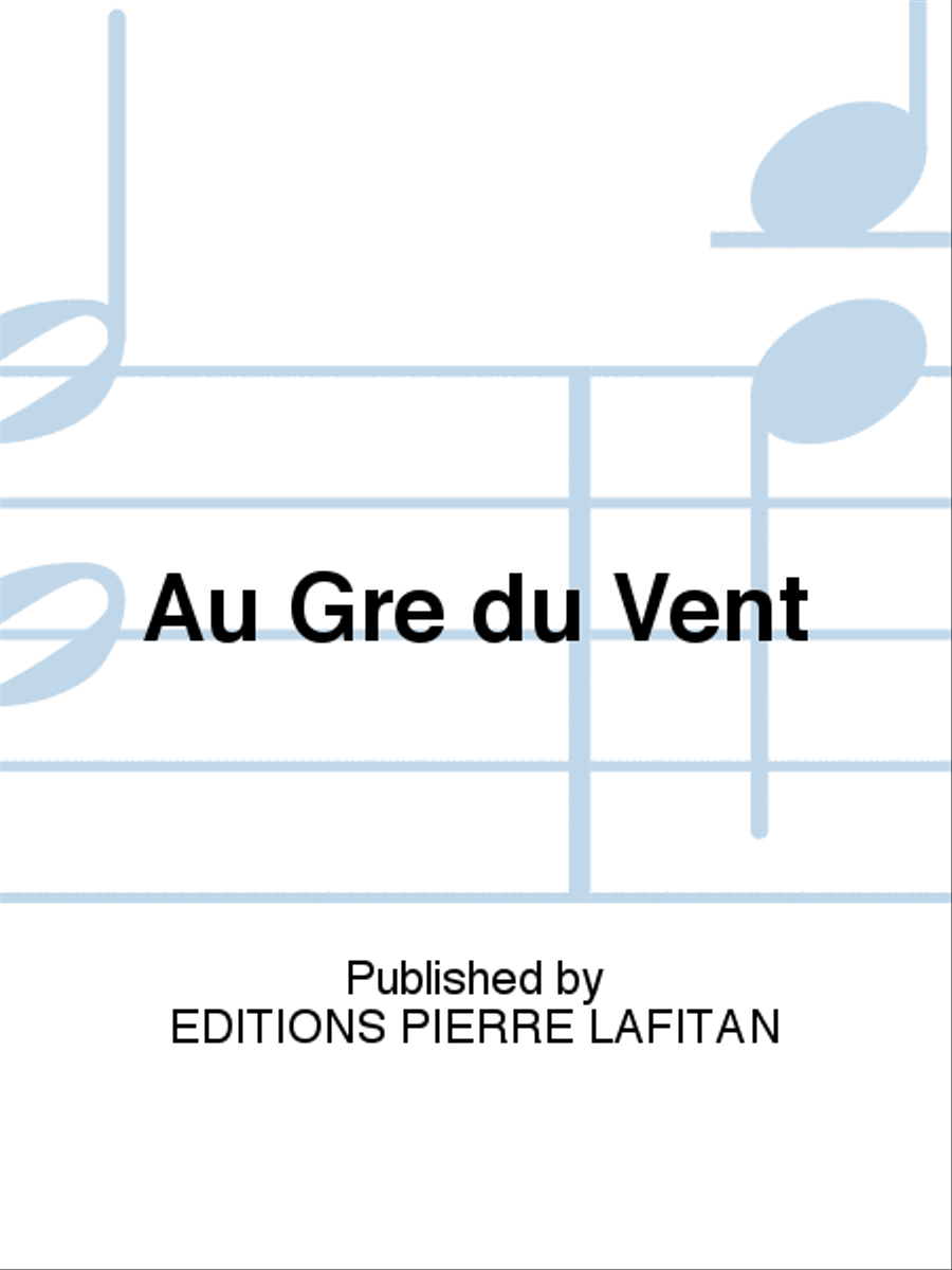 Au Gré du Vent Harp scores gallery preview page 1