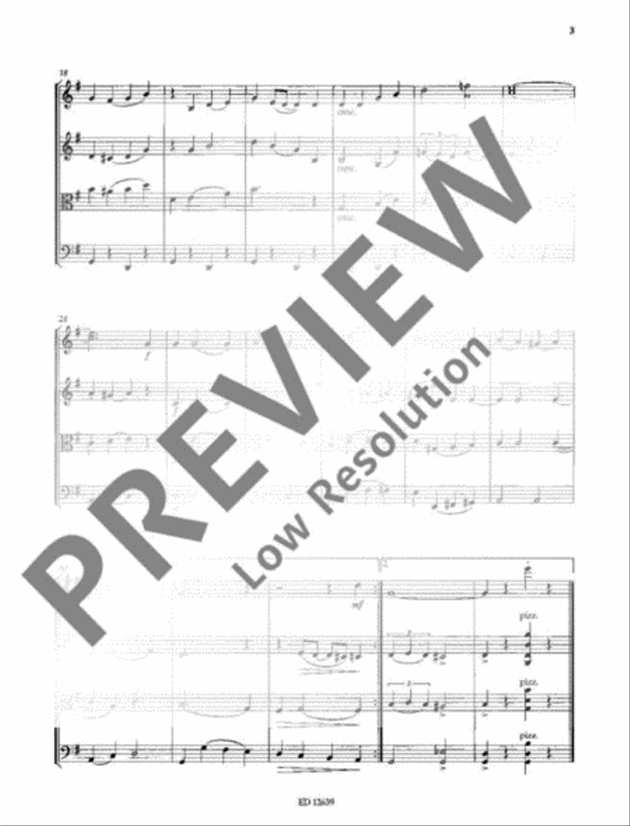 Beautiful Dreamer String Quartet scores gallery preview page 6