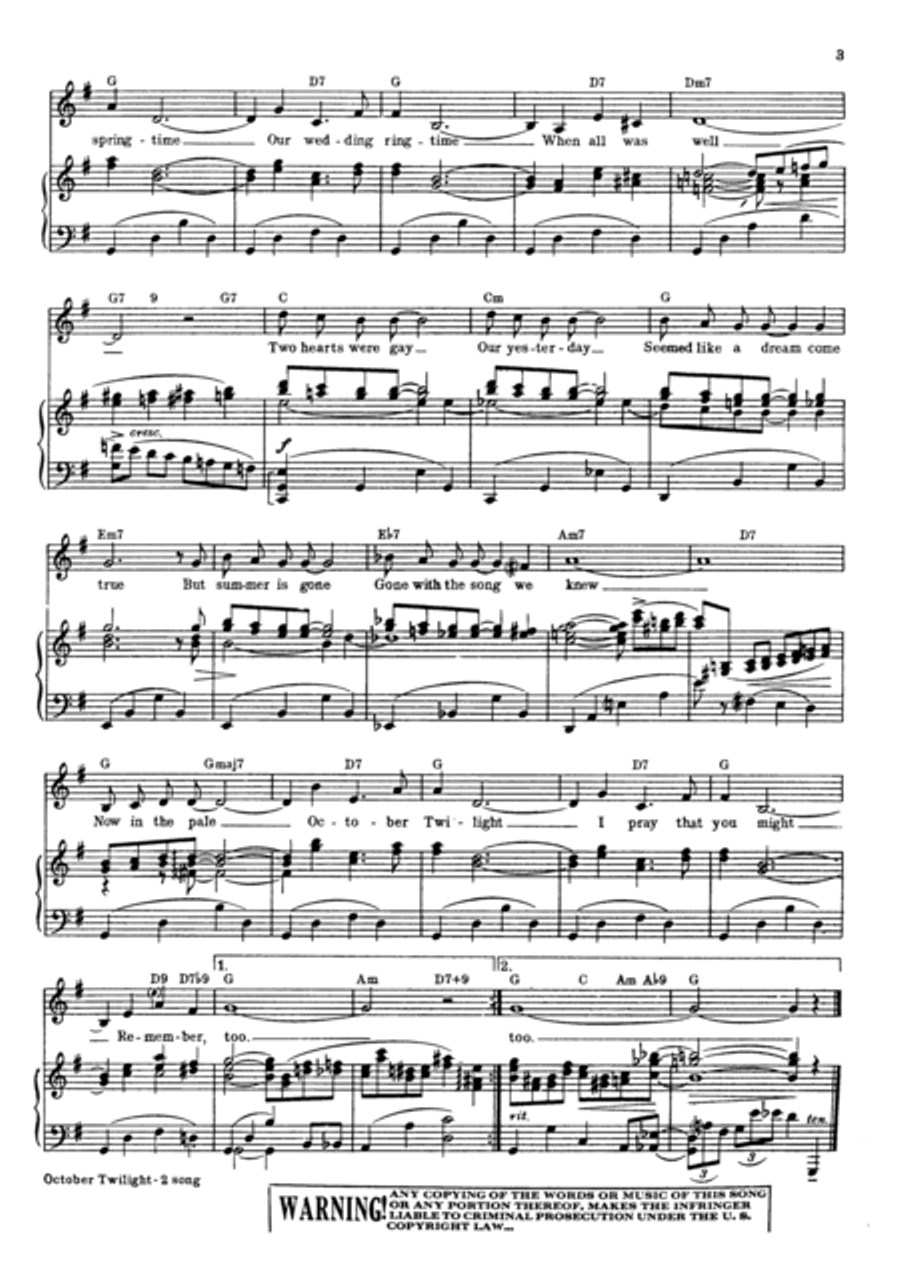 October Twilight Voice scores gallery preview page 3