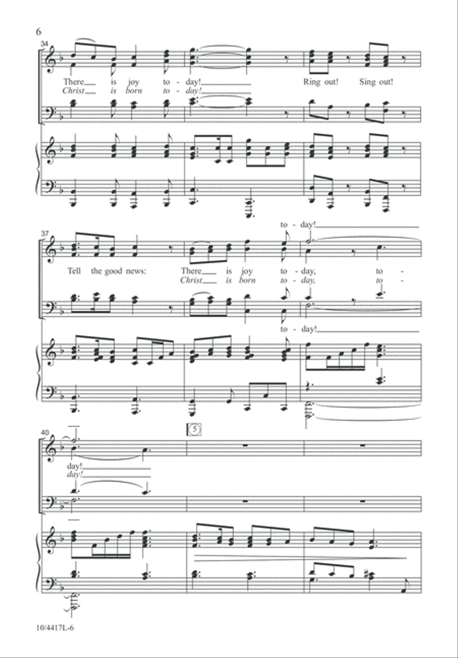 Ring Out the Bells Ring Out the Bells 4-Part scores gallery preview page 6