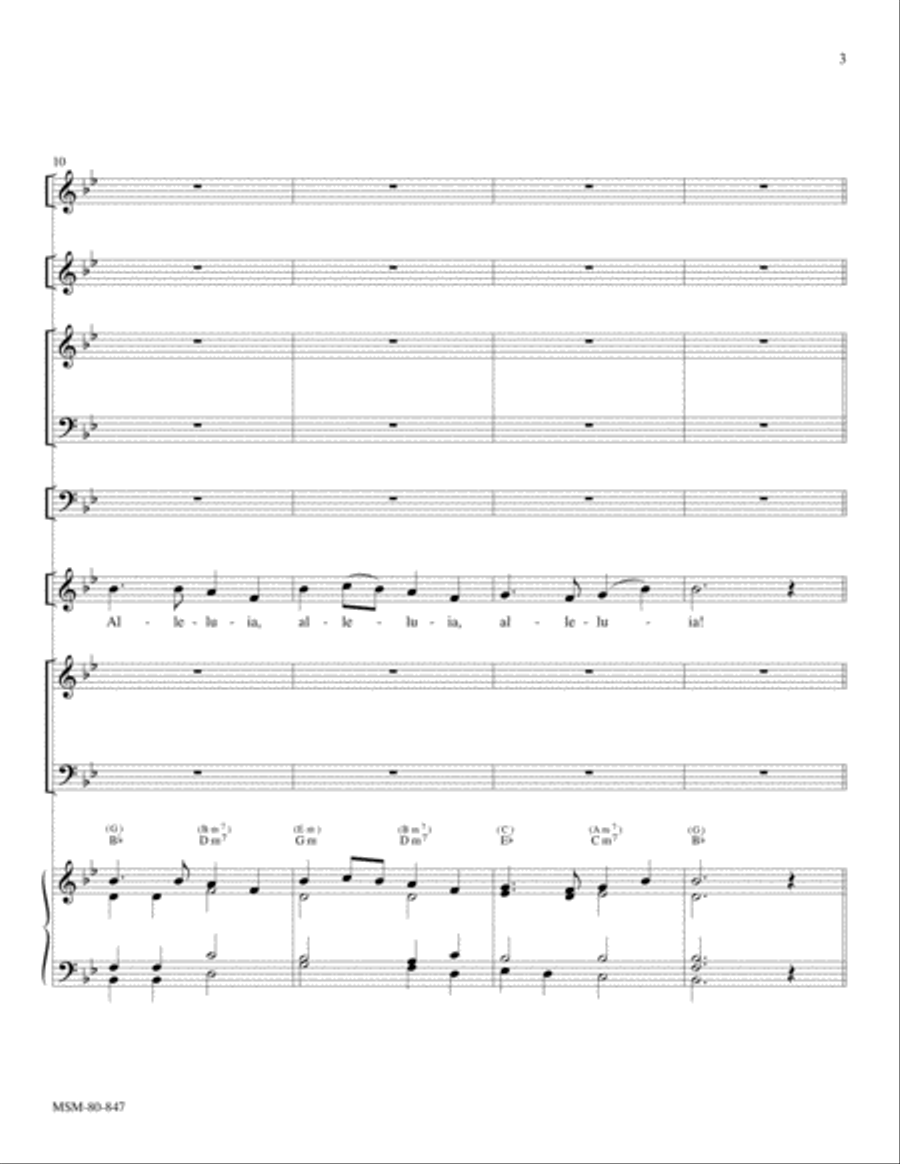 Festival Alleluia Choir scores gallery preview page 4