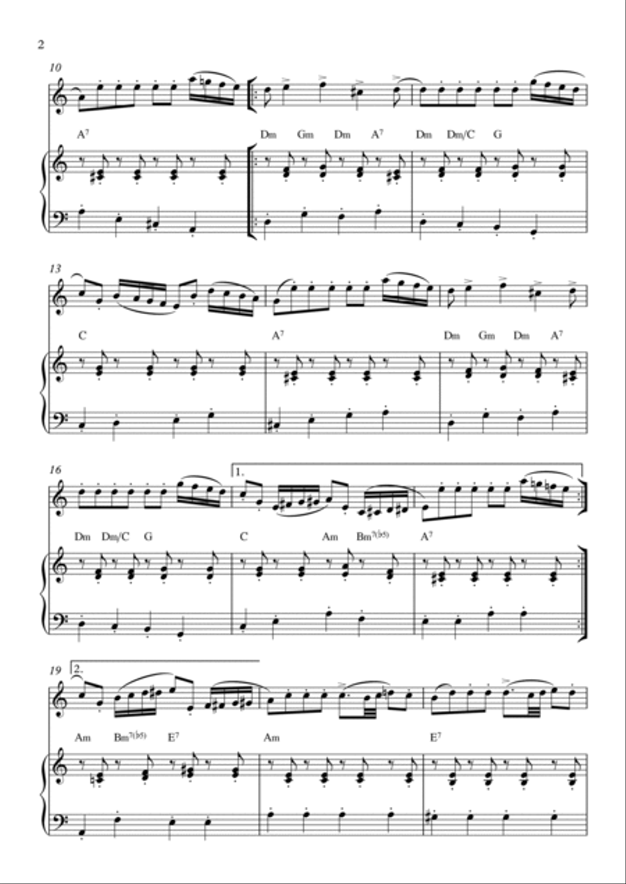 Dance of the Little Swans Chamber Music scores gallery preview page 2