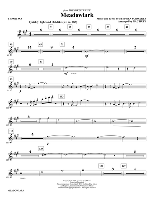 Meadowlark - Bb Tenor Saxophone