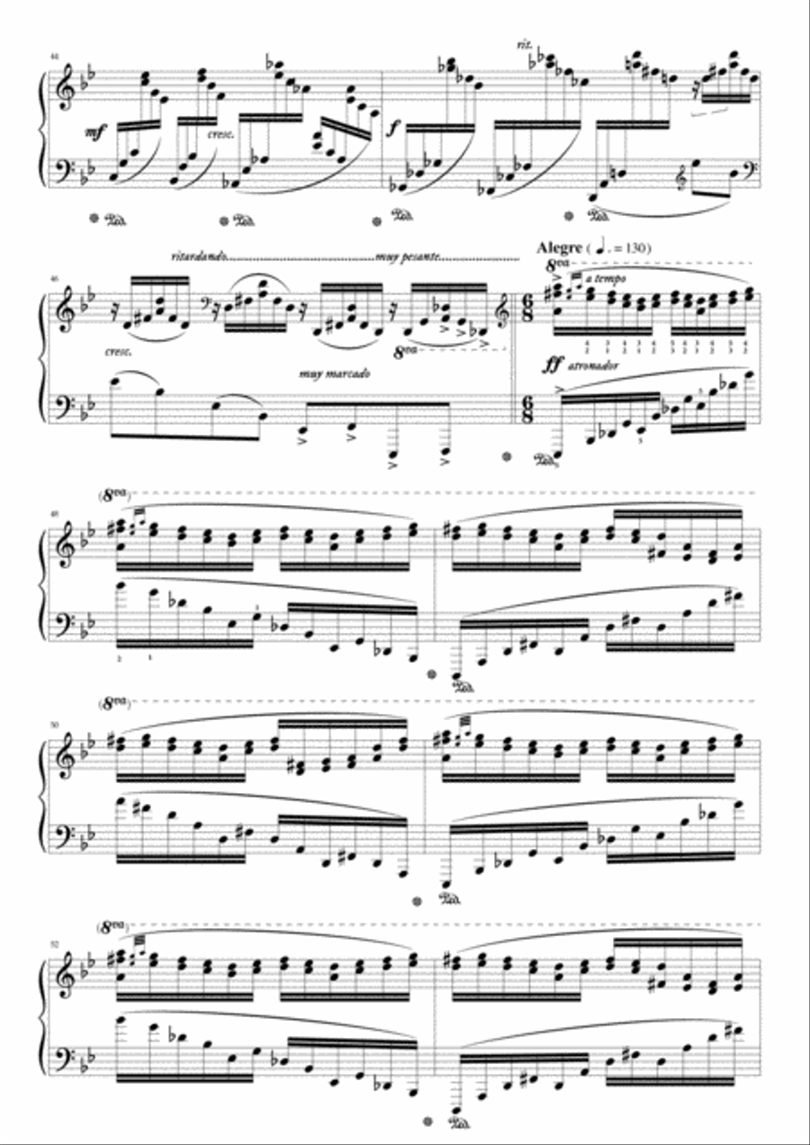 Furia Flamenca Piano Solo scores gallery preview page 6
