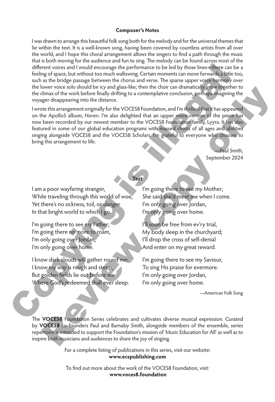The Wayfaring Stranger The Wayfaring Stranger SATTB scores gallery preview page 2