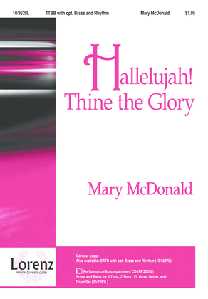 Book cover for Hallelujah! Thine the Glory