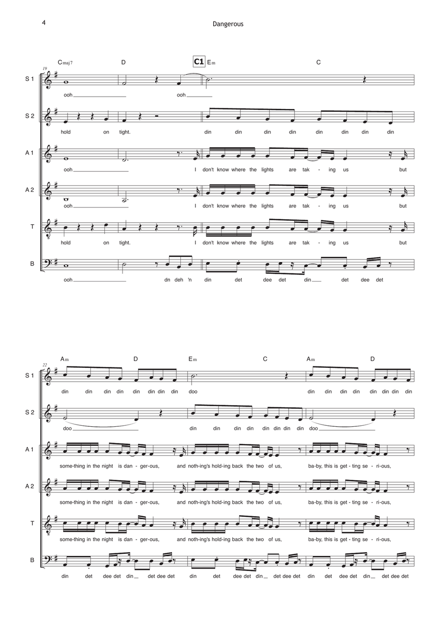 Dangerous Divisi scores gallery preview page 4