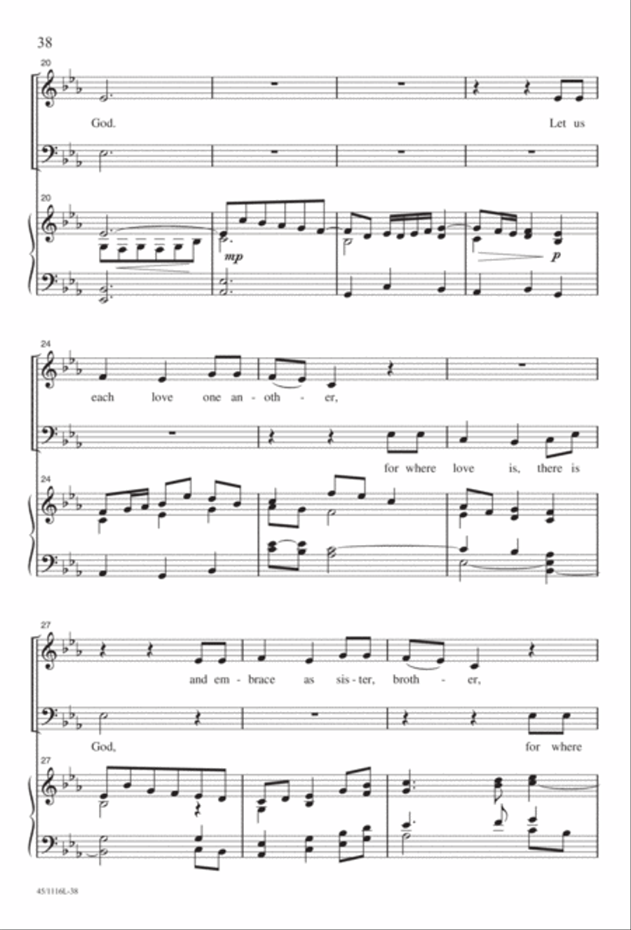12 Anthems for about 12 Singers 3-Part scores gallery preview page 38