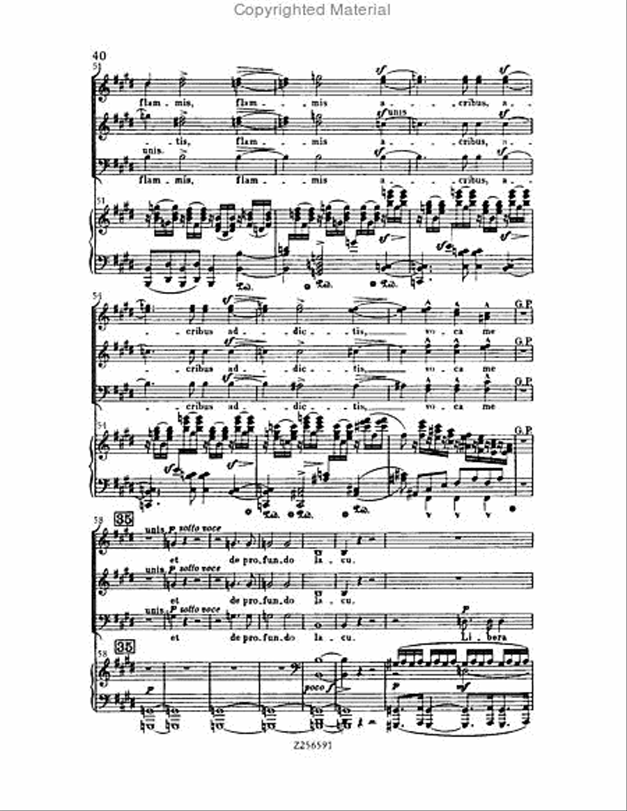 Grande Messe du Morts, H 75 Choir scores gallery preview page 40