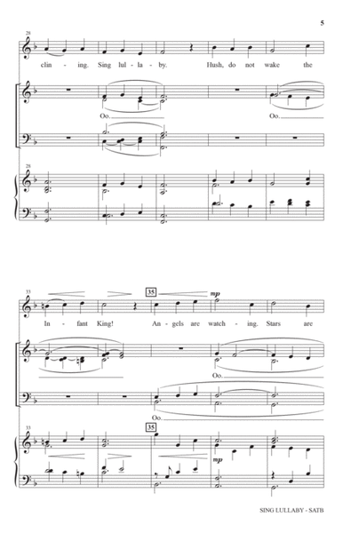 Sing Lullaby (arr. Heather Sorenson) by Heather Sorenson 4-Part - Digital Sheet Music