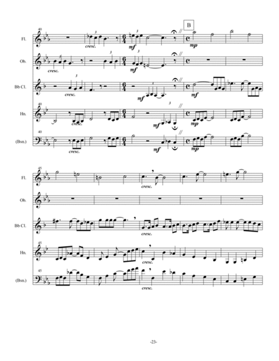 Horn (or Bassoon) Wind Quartet #3