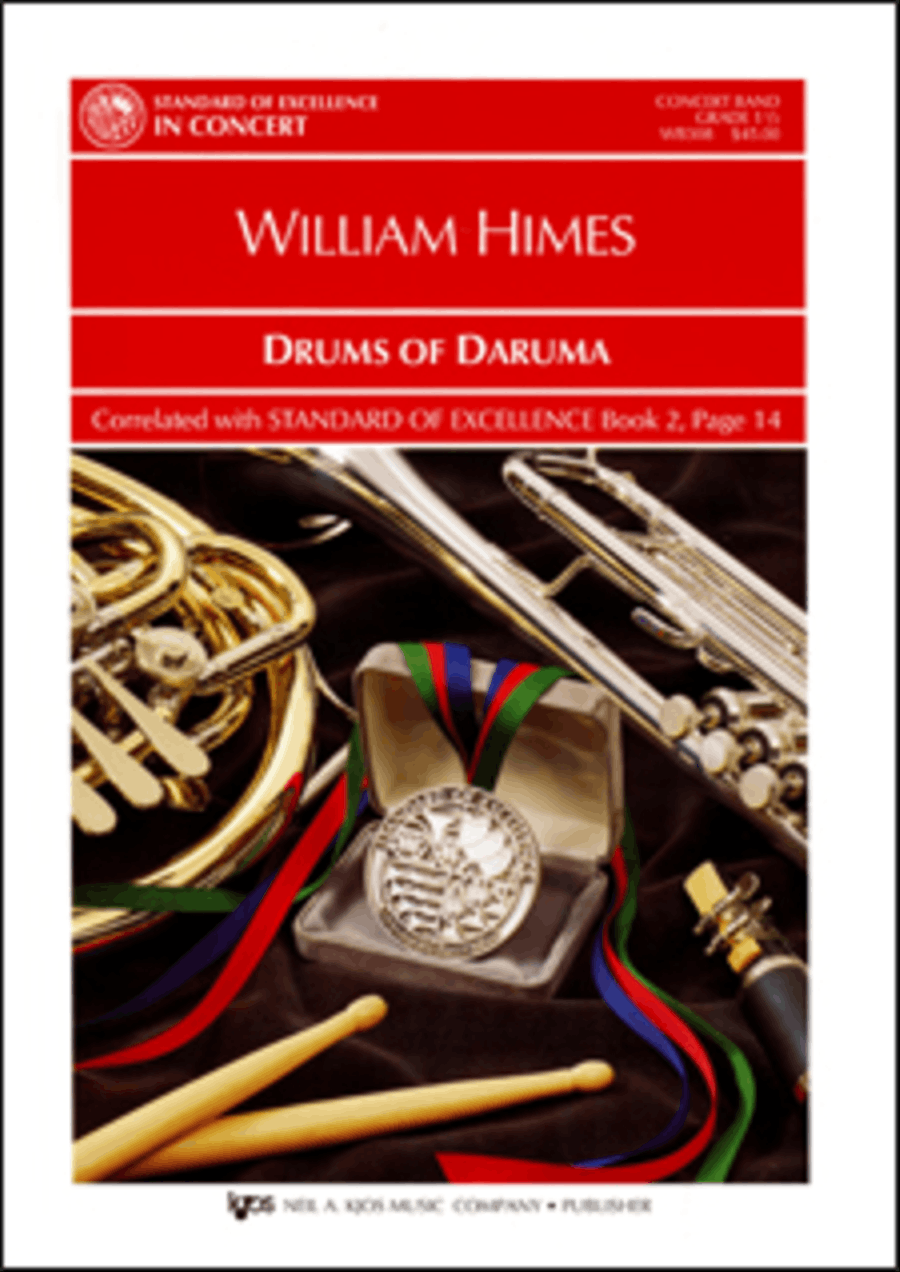 Drums of Daruma Concert Band scores gallery preview page 1