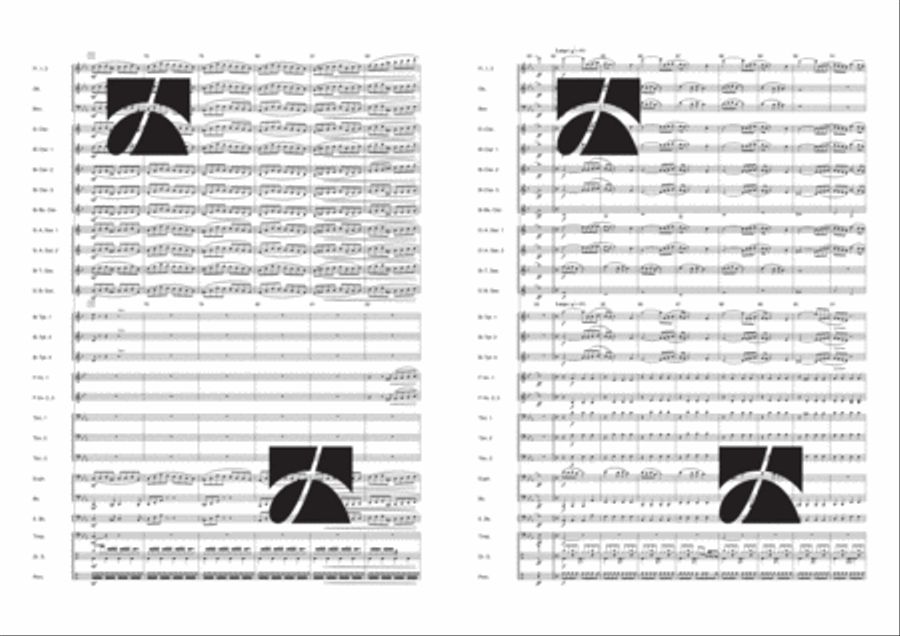 Sinfonia per un Addio Concert Band scores gallery preview page 7