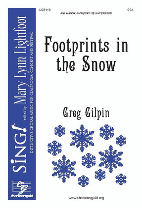 Book cover for Footprints in the Snow (SSA)
