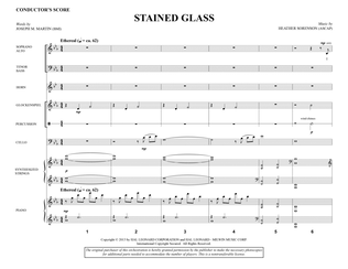Book cover for Stained Glass - Score
