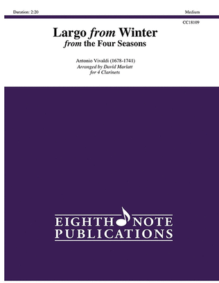 Book cover for Largo from Winter