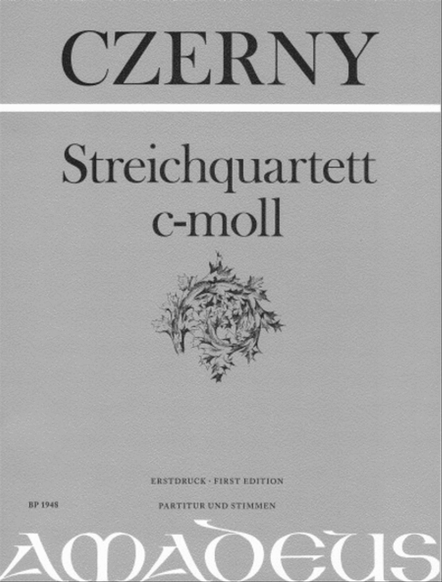 String Quartet C minor String Quartet scores gallery preview page 1