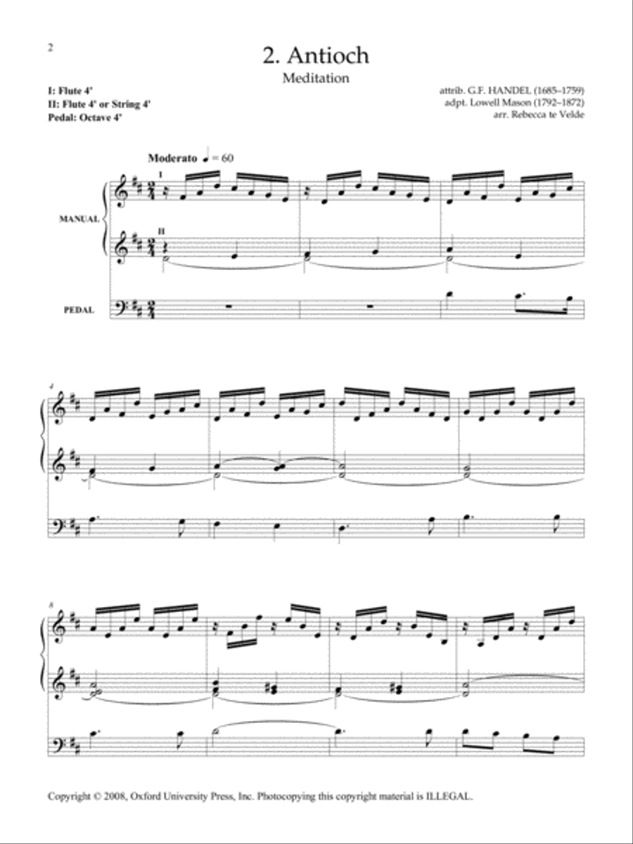 Hymn Miniatures 1 Organ scores gallery preview page 3