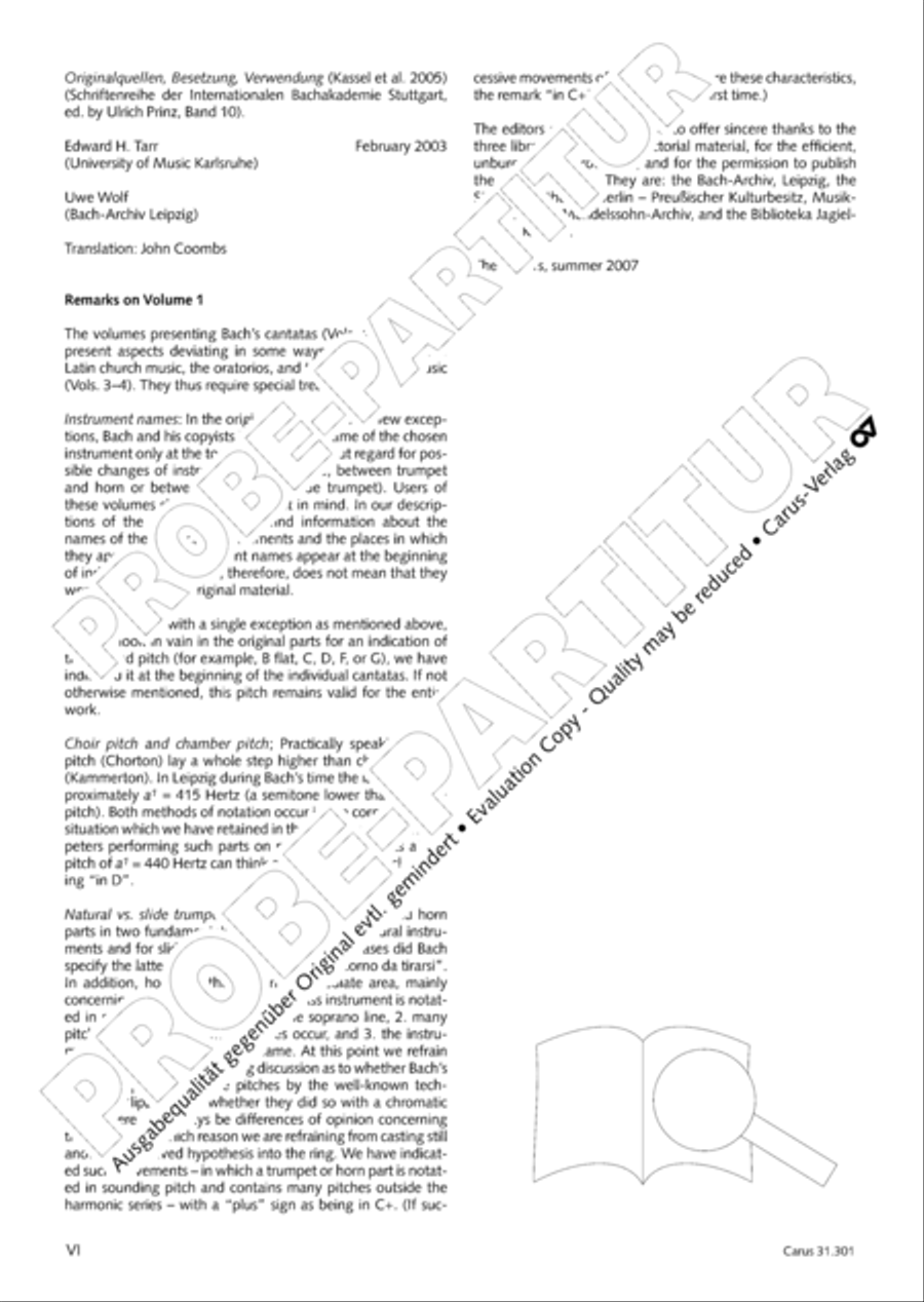 Bach for Brass 1: Cantatas I Voice scores gallery preview page 7