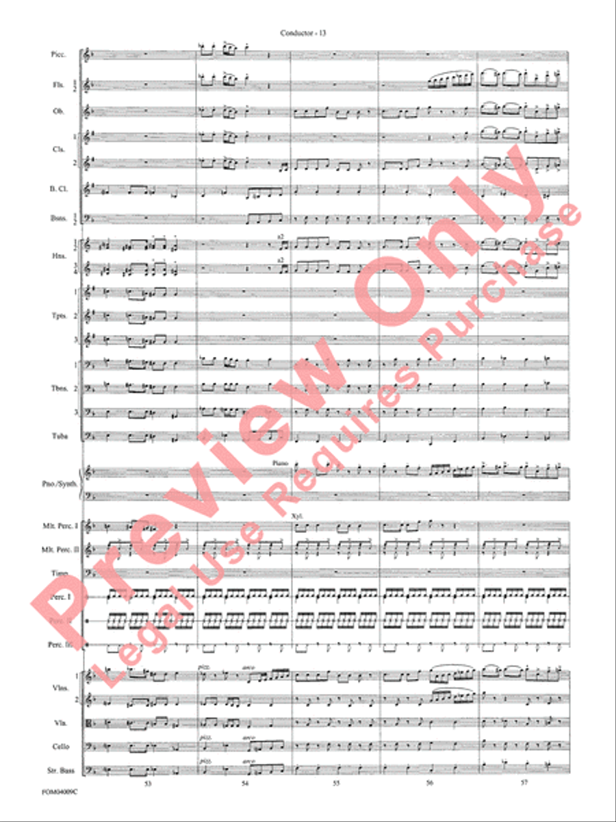 The Polar Express, Concert Suite from Full Orchestra scores gallery preview page 16