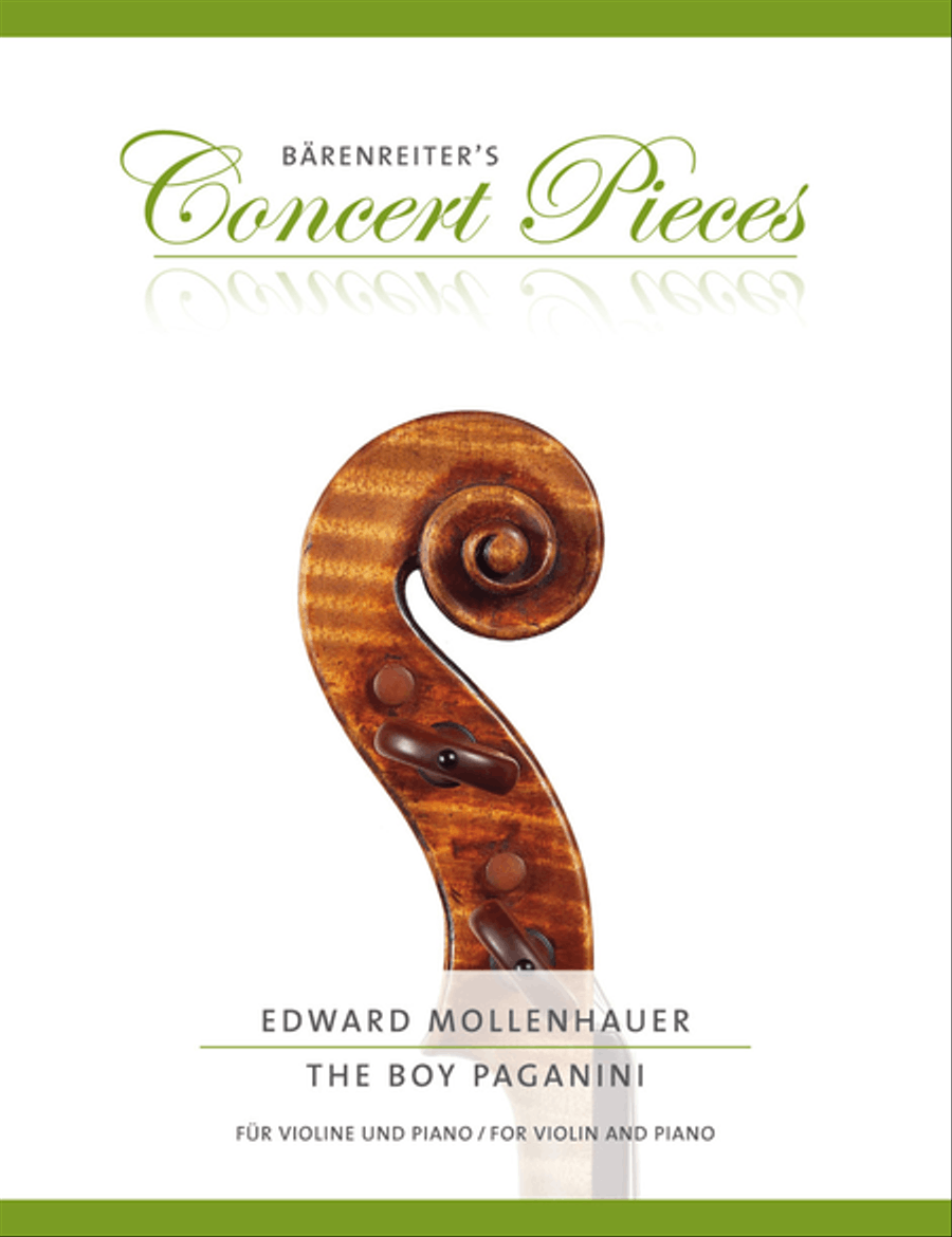 The Boy Paganini for Violin and Piano Violin Solo scores gallery preview page 1