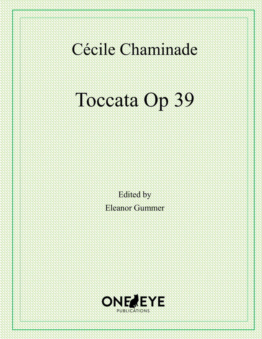 Book cover for Toccata Op 39