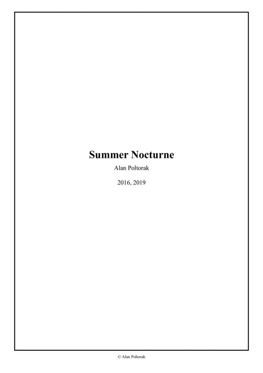 Summer Nocturne