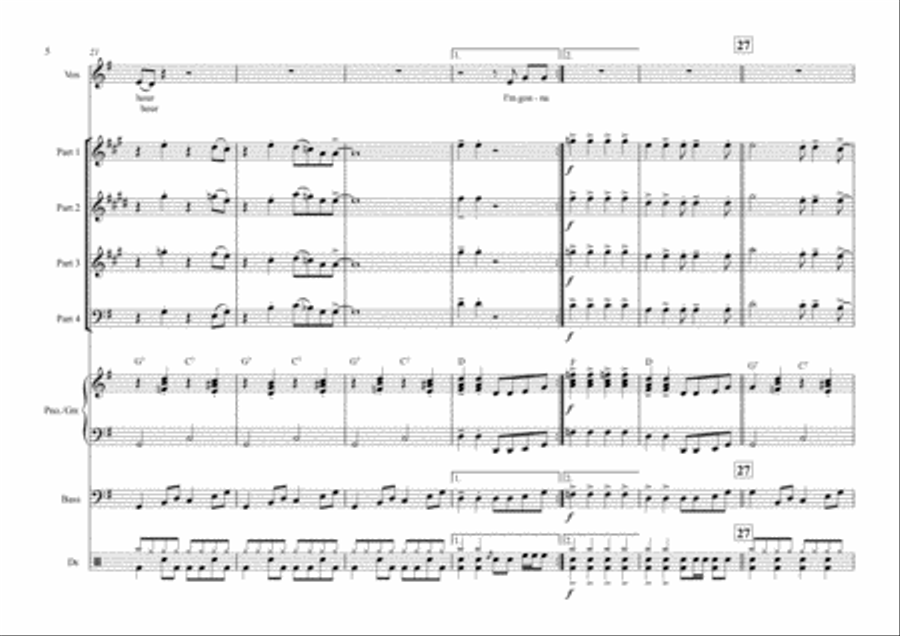 In The Midnight Hour Jazz Ensemble scores gallery preview page 6