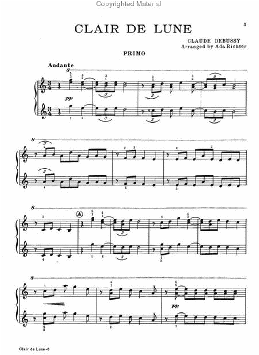 Clair De Lune Clair De Lune Chamber Music scores gallery preview page 2