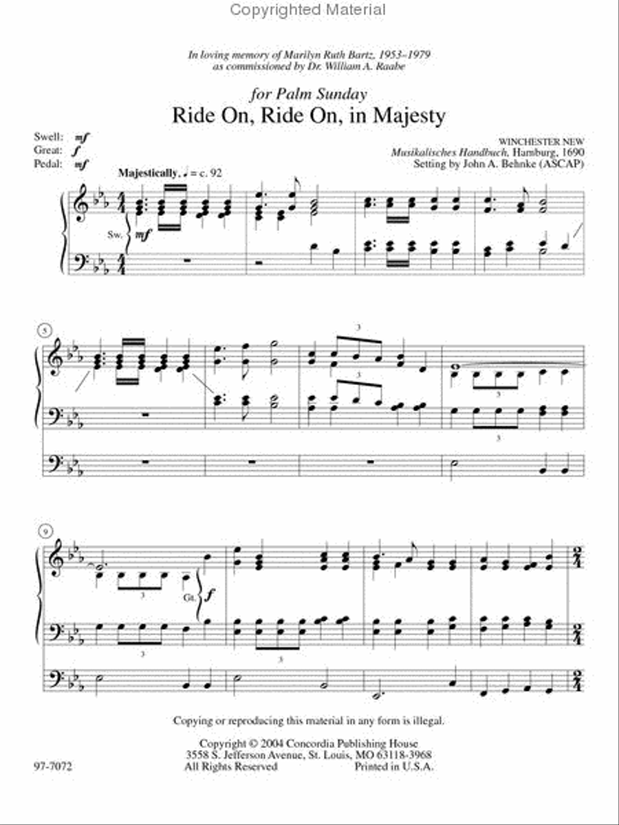 Road to Calvary Road to Calvary Organ scores gallery preview page 2
