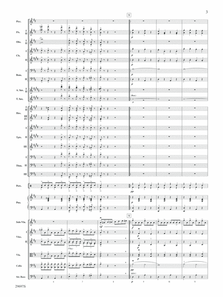 Fiddle-Faddle for Soloist and Full Orchestra: Score