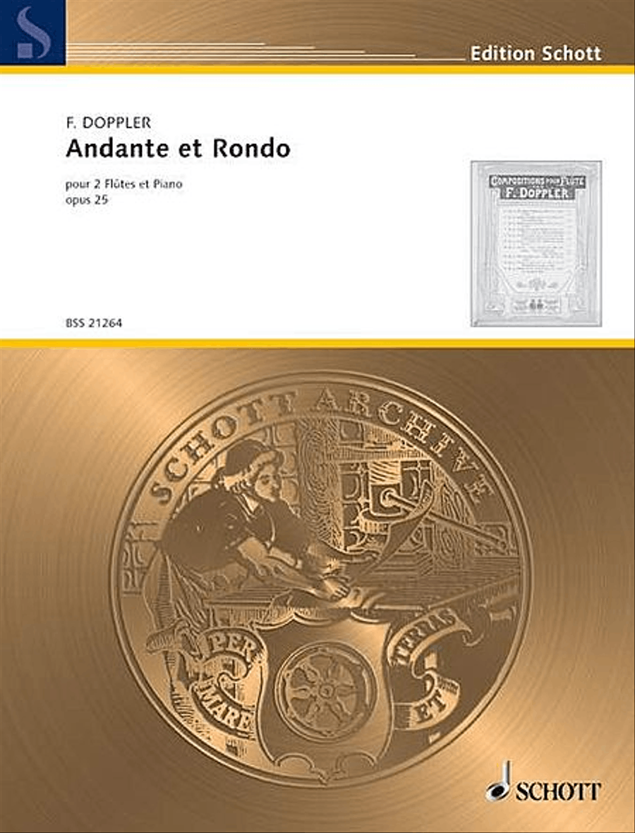 Doppler F Andante Et Rondo Op25 (fk) Flute Duet scores gallery preview page 1