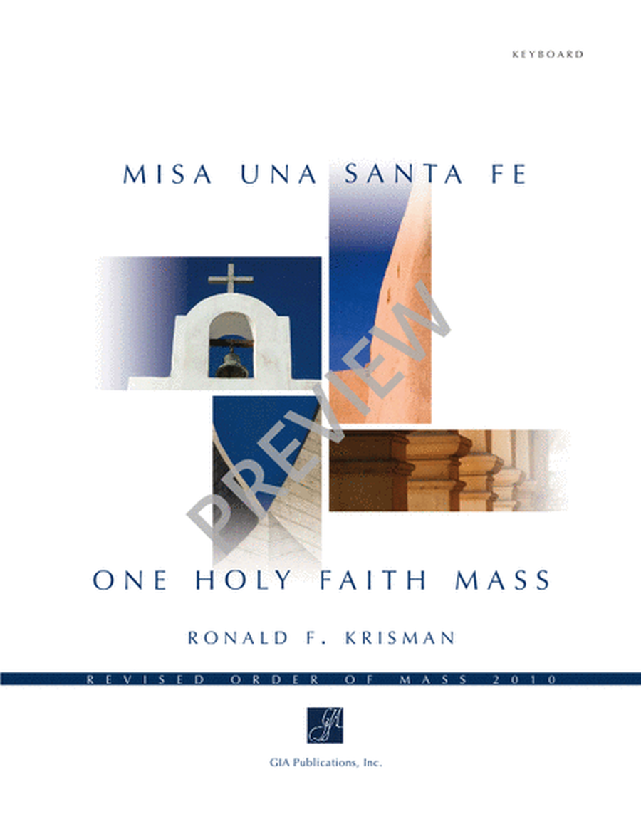 Misa Una Santa Fe / One Holy Faith Mass - Keyboard edition