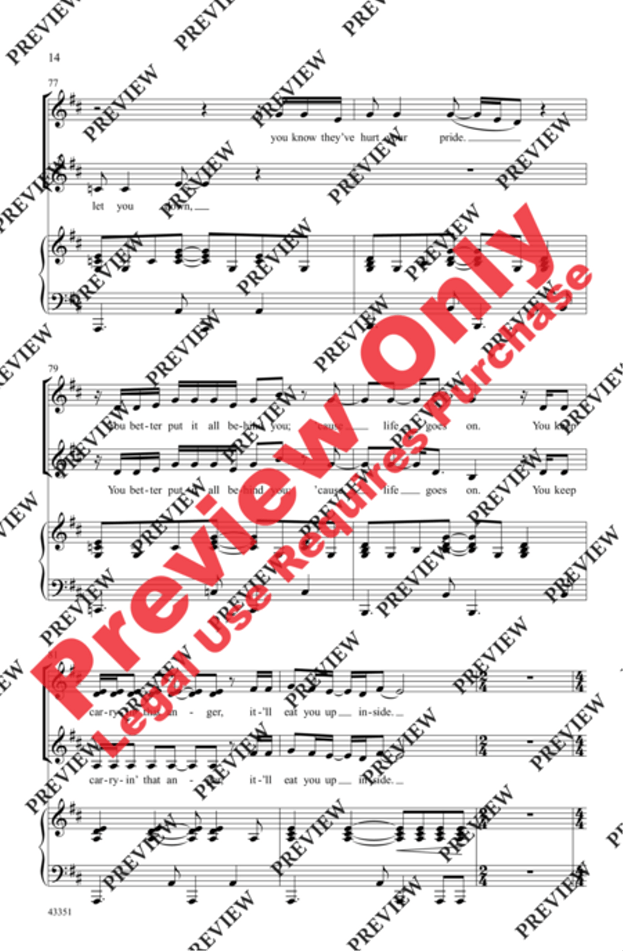 The Heart of the Matter Women's Choir scores gallery preview page 13